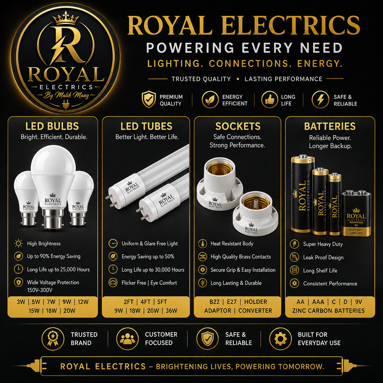 ROYAL ELECTRICS – Premium Electrical Products Collection