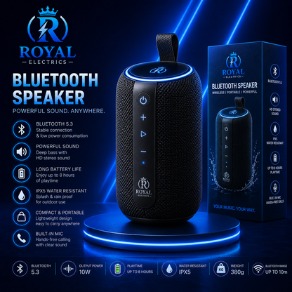 Royal Electrics Bluetooth Speaker – Powerful Sound, Anytime, Anywhere