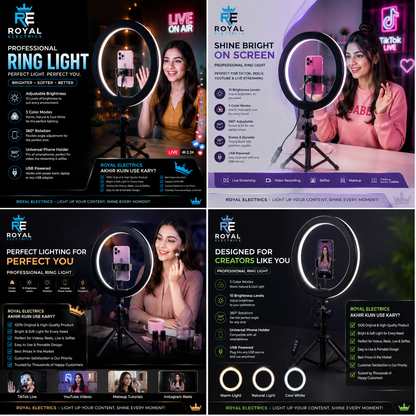 ✨ Shine Like a Pro with Royal Electrics Ring Light